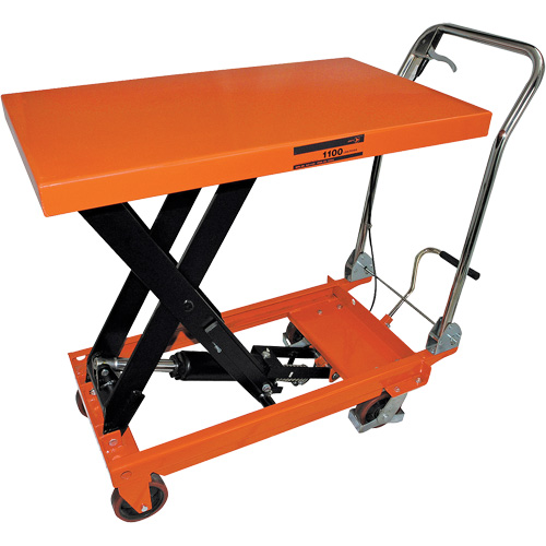 SLC-1100 SLC Series Hydraulic Scissor Lift Cart, 39" L x 21" W, 1100 lbs. Cap. Par Equipment