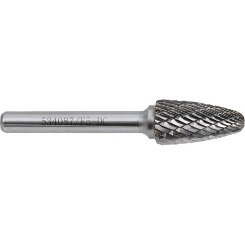 F5-DC Jet-Kut&reg; GP Carbide Burr, 1/2" Dia., 1" Depth of Cut Par Equipment