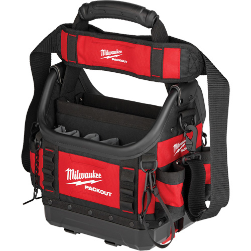 PackOut 10" Structured Tote, Ballistic Polyester, 35 Pockets, Red Par Equipment