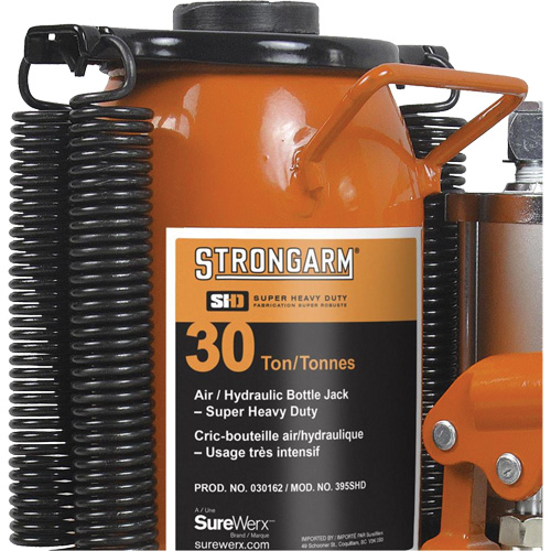 Air Assist Bottle Jacks, 30 Ton(s), Air Hydraulic Par Equipment