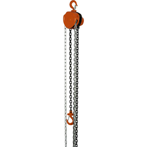 VHC Series Chain Hoists, 10' Lift, 1100 lbs. (0.5 tons) Capacity, Alloy Steel Chain Par Equipment