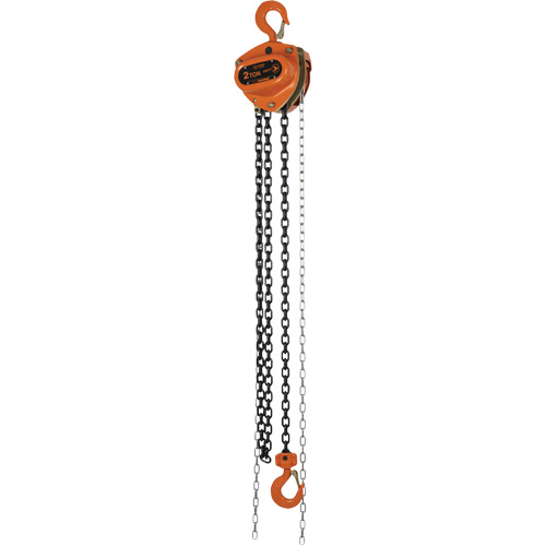 KCH Series Chain Hoists, 10' Lift, 4400 lbs. (2 tons) Capacity, Alloy Steel Chain Par Equipment