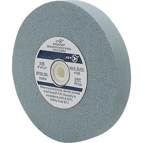 GC675C Meules pour rectifieuses d'&eacute;tabli, 6" x 3/4", Arbre 1", Carbure de silicium Par Equipment