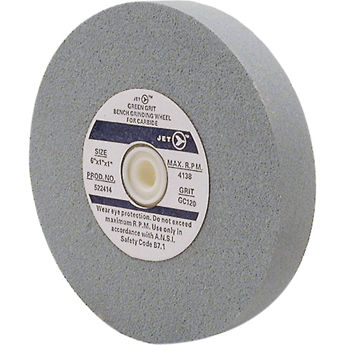 GC675M Meules pour rectifieuses d'&eacute;tabli, 6" x 3/4", Arbre 1", Carbure de silicium Par Equipment