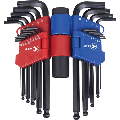 JHHK-22 Hextractor Hex Key Wrench Sets, 22 Pcs., Metric & Imperial Par Equipment
