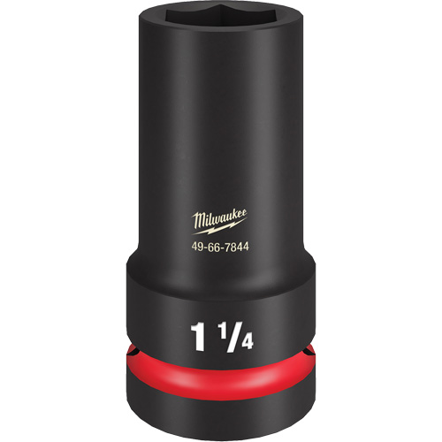 Shockwave Impact Duty Thin Wall Extra Socket, Impact, 1-1/4", 1" Drive, 6 Points, Deep Par Equipment