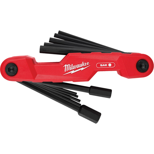 Electrician's SAE Folding Hex Key Set, 11 Pcs., Imperial Par Equipment