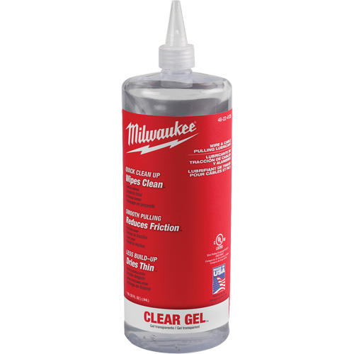 Wire & Cable Pulling Clear Gel Lubricant, Squeeze Bottle Par Equipment