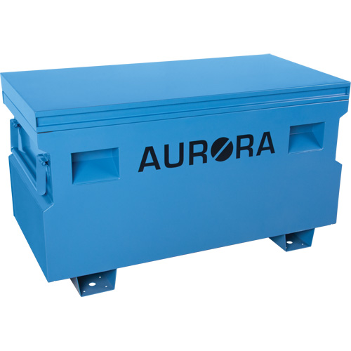 Jobsite Tool Box, 48" x 24" x 27-3/5", Steel, Blue Par Equipment
