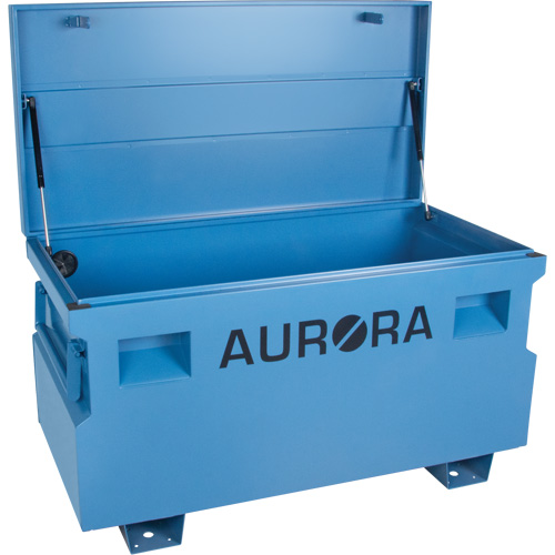 Jobsite Tool Box, 48" x 24" x 27-3/5", Steel, Blue Par Equipment