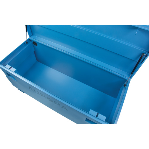 Jobsite Tool Box, 48" x 24" x 27-3/5", Steel, Blue Par Equipment