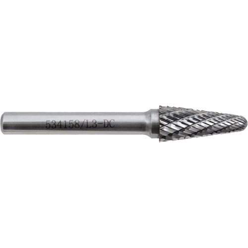 L3-DC JET-KUT Taper Shape Bur 9 (Radius End), 3/8" Dia. Par Equipment