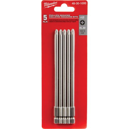 Reduced Collated Magazine Bit, Phillips, #2 Tip, 5-4/5" Length Par Equipment