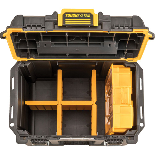 ToughSystem&reg; 2.0 Deep Compact Toolbox, 10" x 15-7/20" x 13-4/5", Black/Yellow Par Equipment