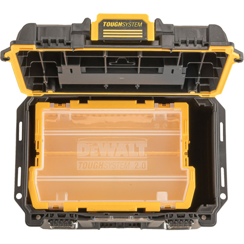 ToughSystem&reg; 2.0 Deep Compact Toolbox, 10" x 15-7/20" x 13-4/5", Black/Yellow Par Equipment