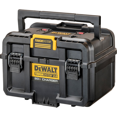 Chargeur 20V &agrave; deux ports ToughSystem 2.0, 14" x 15" x 9", Noir/Jaune Par Equipment