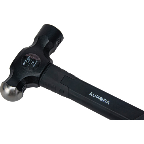 Marteau &agrave; panne ronde, Poids de la t&ecirc;te 32 oz, Face Ordinaire, Prise Fibre de verre Par Equipment