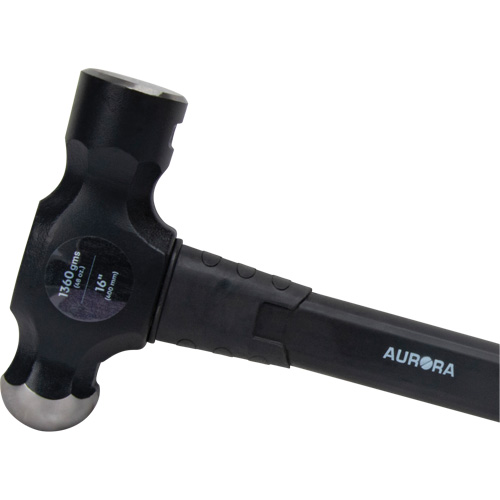 Ball Pein Hammer, 48 oz. Head Weight, Plain Face, Fibreglass Handle Par Equipment