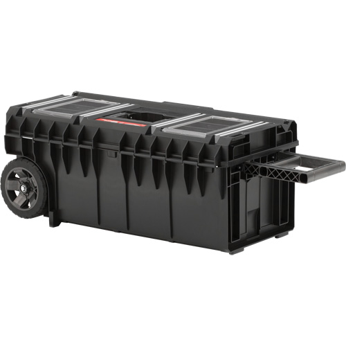 Arx Long Rolling Tool Chest, 31-1/5" x 15-1/5" x 12-7/10", Black Par Equipment