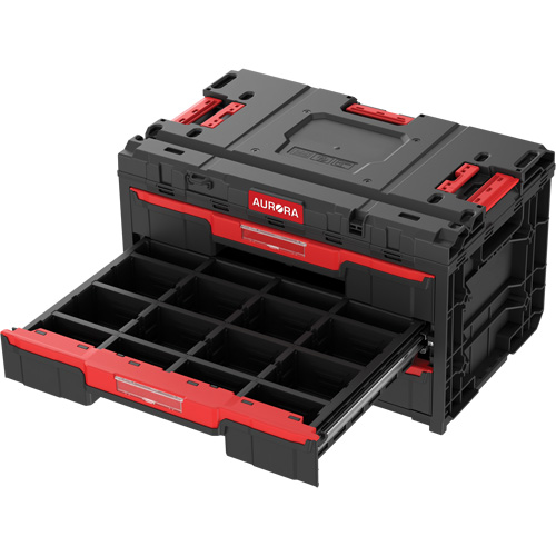 Arx&reg; 3-Drawer Toolbox, 23-1/10" x 15" x 13-2/5", Black Par Equipment