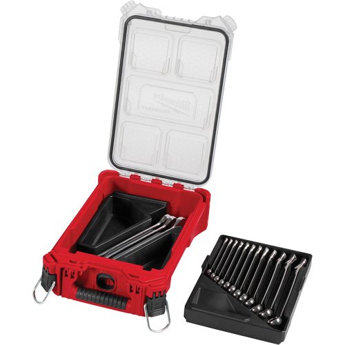 Jeu de cl&eacute;s avec organisateur compact PackOut, Combinaison, 15 morceaux, M&eacute;trique Par Equipment