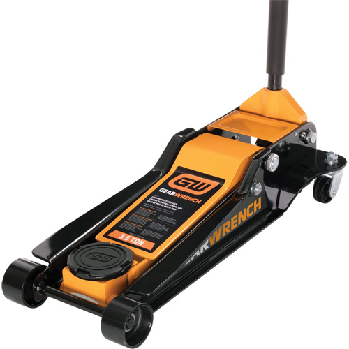 Low Profile Floor Jack, 3.5 Ton(s) Capacity, 3-3/4" Lowered, 21-3/4" Raised, Manual Hydraulic Par Equipment