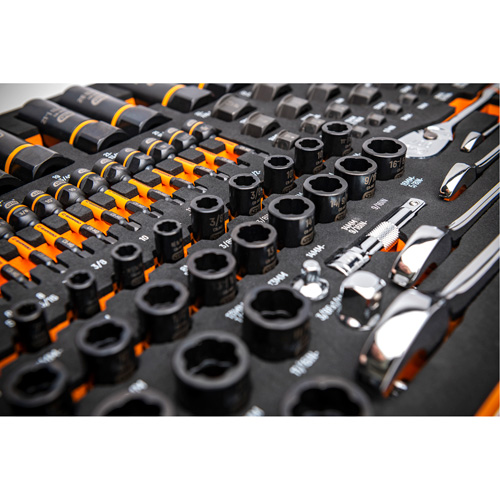 Jeu d'outils pour m&eacute;canicien Bolt Biter dans un plateau de rangement en mousse 97 mcx Par Equipment