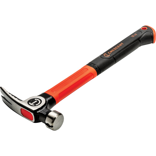 General Purpose Hammer, 16 oz., Fibreglass/Cushion Handle, 14" L Par Equipment