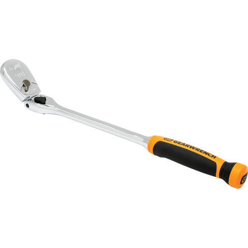 90-Tooth Dual Material Locking Flex Head Teardrop Ratchet Par Equipment