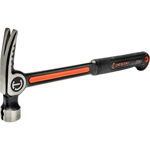 Steel Milled-Face Framing Hammer, 22 oz., Solid Steel Handle, 16" L Par Equipment