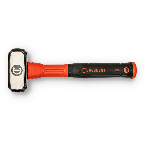 Drilling Hammer, 2 lbs., Cushion/Fibreglass Handle, 4" L Par Equipment