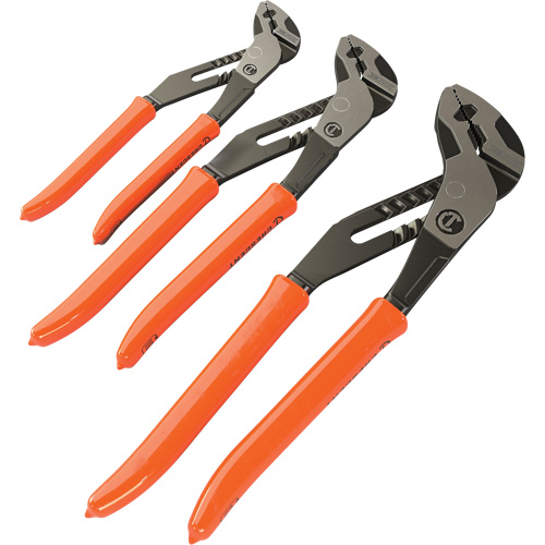 Jeu de pinces bouvet&eacute;es avec manche tremp&eacute; et m&acirc;choire droite Z2 K9, 3 Morceaux Par Equipment