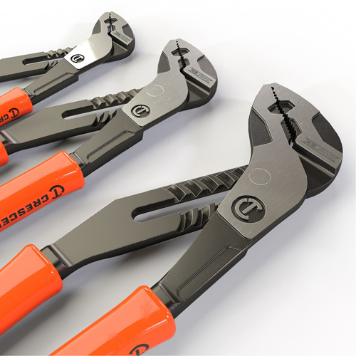 Jeu de pinces bouvet&eacute;es avec manche tremp&eacute; et m&acirc;choire droite Z2 K9, 3 Morceaux Par Equipment