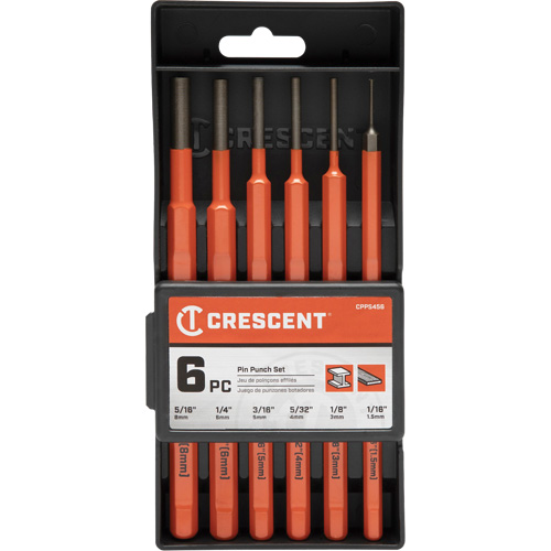 Pin Punch Set, 6 Pieces Par Equipment