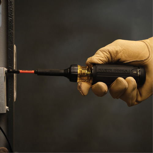 15-in-1 Ratcheting Impact-Rated Multi-Bit Torsion Zone Screwdriver, 9-1/2" L, Cushion Grip Handle Par Equipment