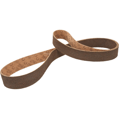 Courroie de conditionnement de surface Scotch-Brite, 3" la x 10-11/16" lo, Oxyde d'aluminium, Grain Cors&eacute; Par Equipment