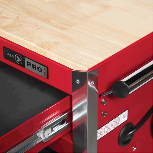 PRC4211 Pro Series Roller Cabinet, 11 Drawers, 42" W x 18" D x Red Par Equipment