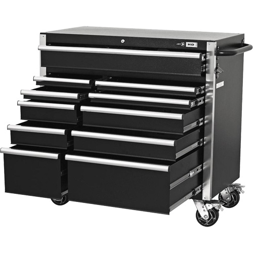 HDCC-4115 Combo boîte &agrave; outils s&eacute;rie HD, 21-1/2" P x 44-1/5" la x 63-3/10" h, Noir Par Equipment