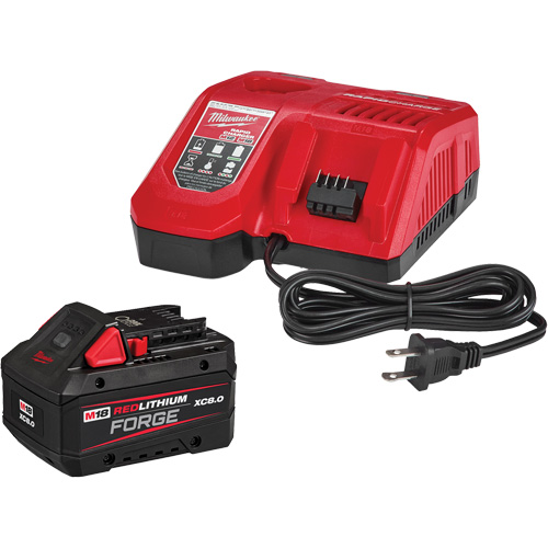 Ensemble de batterie de d&eacute;marrage M18 Redlithium Forge XC8.0, 18 V, Lithium-ion Par Equipment