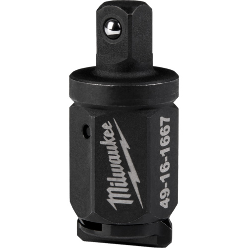 Adaptateur d'enclume pour cl&eacute; &agrave; rochet polygonale INSIDER, Prise 1/4", Douille 1/4", 0,55" lo, Sph&eacute;rique Par Equipment