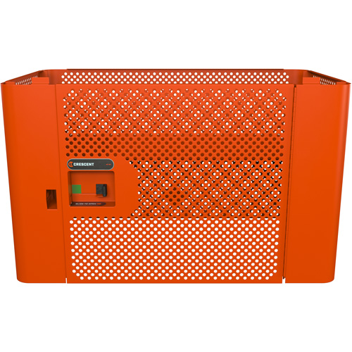 RAILWORKS Mesh Security Panel Single Door Lockable Storage Par Equipment