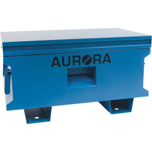 Jobsite Tool Box, 33" x 20-3/10" x 18-3/10", Steel, Blue Par Equipment