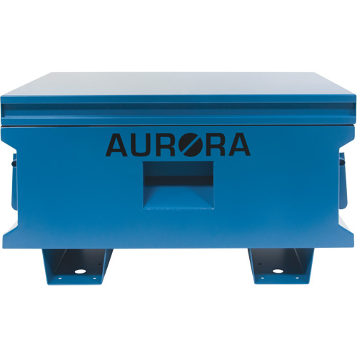 Jobsite Tool Box, 33" x 20-3/10" x 18-3/10", Steel, Blue Par Equipment