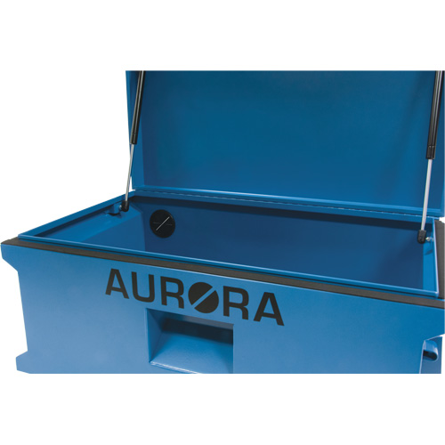 Jobsite Tool Box, 33" x 20-3/10" x 18-3/10", Steel, Blue Par Equipment