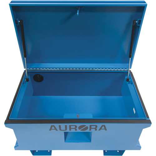 Jobsite Tool Box, 33" x 20-3/10" x 18-3/10", Steel, Blue Par Equipment