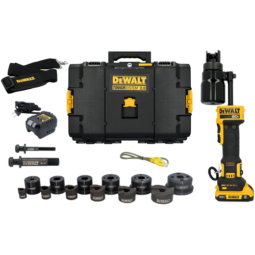 Hydraulic Knockout Tool Kit with 1/2'' - 2'' Punches & Dies Par Equipment