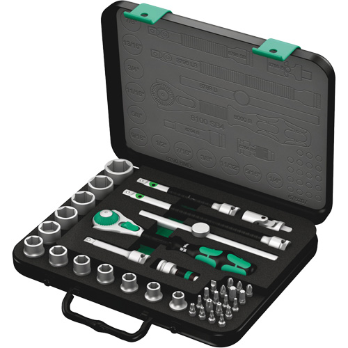 Jeu de cliquets rapides Zyklop 8100 SB 4, 38 Mcx, Prise de 3/8" Par Equipment