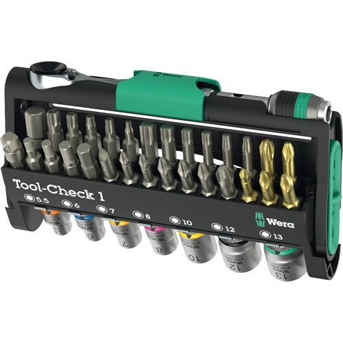 Ensemble d'outils Tool-Check 1, 38 Mcx, Prise de 1/4" Par Equipment