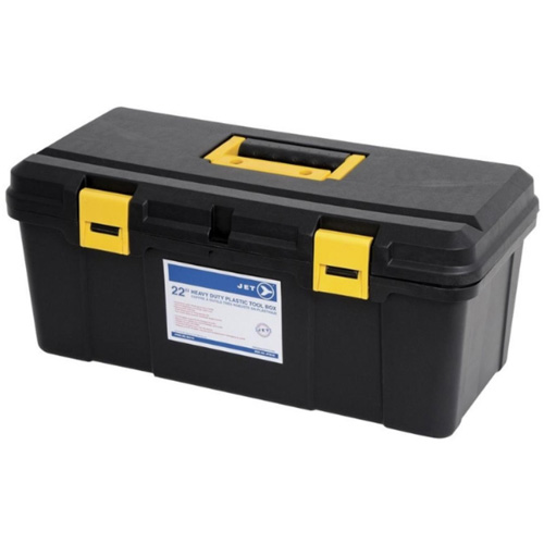 Coffre &agrave; outils portatif en plastique JPTB-22, 22" la x 10-1/4" p x 9-1/2" h, Noir Par Equipment