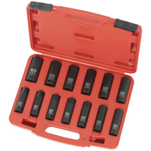 Jeu de douilles m&eacute;triques IPS-1312DM, 13 Mcx, Chocs, Prise de 1/2", Profond Par Equipment
